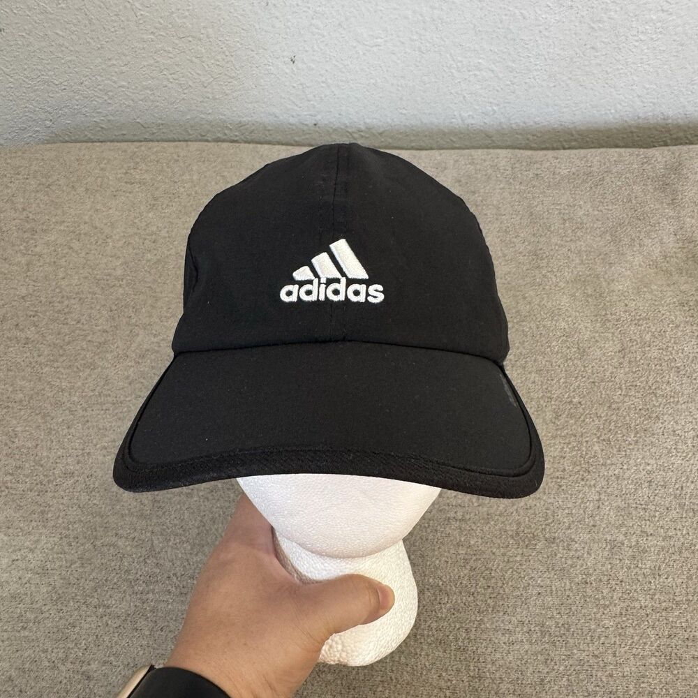 Adidas Climacool Adizero II Cap Black Adjustable Fit UPF 50 Breathable Material